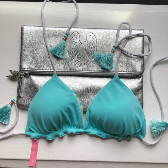 Victoria’s Secret The Teeny Triangle Tie Dye Bikini Top Size Small - Picture 4 of 9